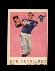 1959 BOB SCHNELKER TOPPS #128 GIANTS *G8645