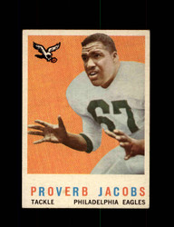 1959 PROVERB JACOBS TOPPS #108 EAGLES *G8674