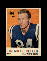 1959 JIM MUTSCHELLER TOPPS #89 COLTS *G8676