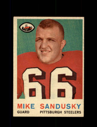 1959 MIKE SANDUSKY TOPPS #136 STEELERS *G8682