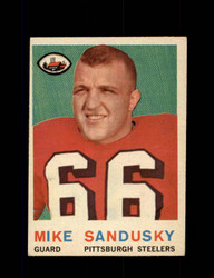 1959 MIKE SANDUSKY TOPPS #136 STEELERS *G8684