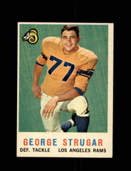 1959 GEORGE STRUGAR TOPPS #37 BROWNS *G8692