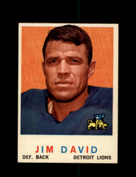 1959 JIM DAVID TOPPS #143 LIONS *G8694
