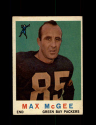 1959 MAX MCGEE TOPPS #4 ROOKIE PACKERS *G8707