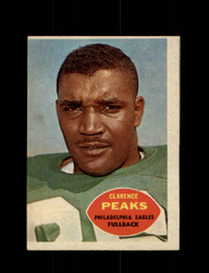 1960 CLARENCE PEAKS TOPPS #83 EAGLES *R2284
