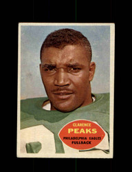 1960 CLARENCE PEAKS TOPPS #83 EAGLES *R2285