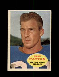 1960 JIMMY PATTON TOPPS #79 GIANTS *R2286