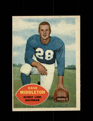 1960 DAVE MIDDLETON TOPPS #43 LIONS *8071