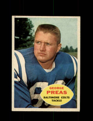 1960 GEORGE PREAS TOPPS #6 COLTS *R2254