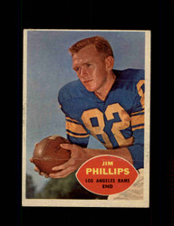 1960 JIM PHILLIPS TOPPS #66 RAMS *R2340