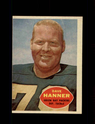 1960 DAVE HANNER TOPPS #59 PACKERS *R2345