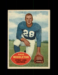 1960 DAVE MIDDLETON TOPPS #43 LIONS *R2302