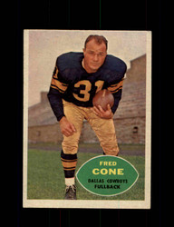 1960 FRED CONE TOPPS #34 COWBOYS *R2315