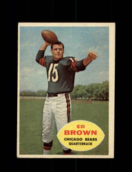 1960 ED BROWN TOPPS #12 BEARS *8027