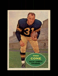 1960 FRED CONE TOPPS #34 COWBOYS *R2373