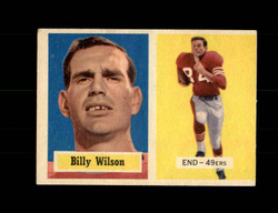 1957 BILLY WILSON TOPPS #42 49ERS *R2272