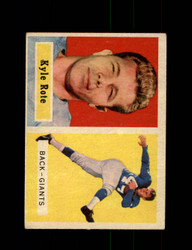1957 KYLE ROTE TOPPS #59 GIANTS *G3097