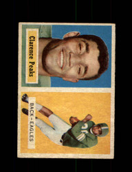1957 CLARENCE PEAKS TOPPS #37 EAGLES *G8732