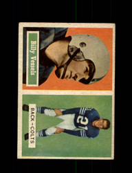 1957 BILLY VESSELS TOPPS #29 COLTS *G8740