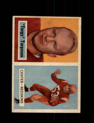 1957 TORGY TORGESON TOPPS #12 REDSKINS *G8794
