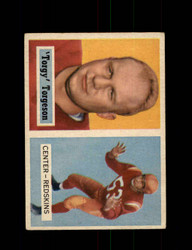1957 TORGY TORGESON TOPPS #12 REDSKINS *G8795
