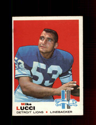 1969 MIKE LUCCI TOPPS #167 LIONS *G8914