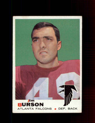 1969 JIM BURSON TOPPS #159 FALCONS *G8935