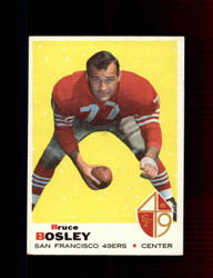 1969 BRUCE BOSLEY TOPPS #157 49ERS *G8936