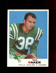 1969 SAM BAKER TOPPS #154 EAGLES *G8941