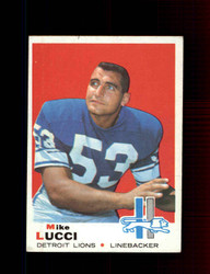 1969 MIKE LUCCI TOPPS #167 LIONS *G8944