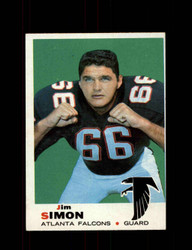 1969 JIM SIMON TOPPS #184 FALCONS *G8960