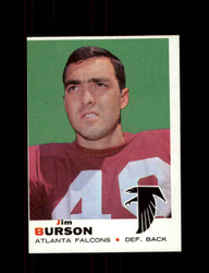 1969 JIM BURSON TOPPS #159 FALCONS *G8971