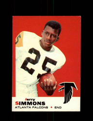 1969 JERRY SIMMONS TOPPS #24 FALCONS *G8984