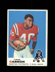 1969 LARRY GARRON TOPPS #141 PATRIOTS *G8993