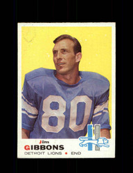 1969 JIM GIBBONS TOPPS #189 LIONS *G5347