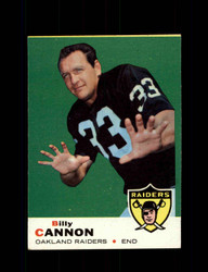 1969 BILLY CANNON TOPPS #68 RAIDERS *G5348