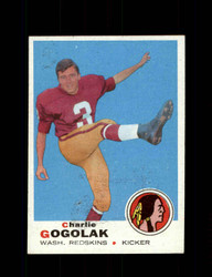 1969 CHARLIE GOGOLAK TOPPS #205 REDSKINS *G5355