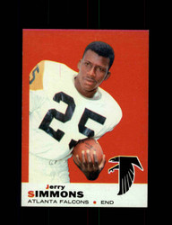 1969 JERRY SIMMONS TOPPS #24 FALCONS *G5372