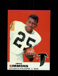 1969 JERRY SIMMONS TOPPS #24 FALCONS *G5373
