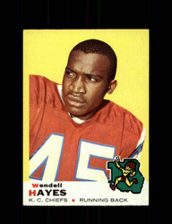 1969 WENDELL HAYES TOPPS #58 CHIEFS *G5440
