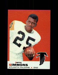 1969 JERRY SIMMONS TOPPS #24 FALCONS *G5449