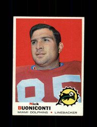1969 NICK BUONICONTI TOPPS #192 DOLPHINS *G5453