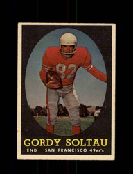 1958 GORDY SOLTAU TOPPS #130 49ERS *G5475