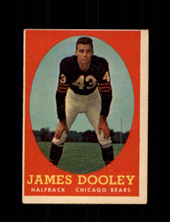 1958 JAMES DOOLEY TOPPS #8 BEARS *G5483