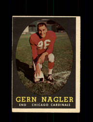 1958 GERN NAGLER TOPPS #60 CARDINALS *G5492