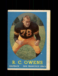 1958 R.C. OWENS TOPPS #64 49ERS *G5495