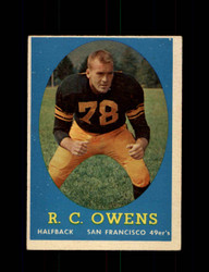 1958 R.C. OWENS TOPPS #64 49ERS *G5496