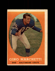 1958 GINO MARCHETTI TOPPS #16 COLTS *G5503