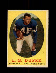 1958 L.G. DUPRE TOPPS #117 COLTS*G5504