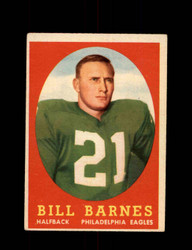 1958 BILL BARNES TOPPS #4 EAGLES *G5508